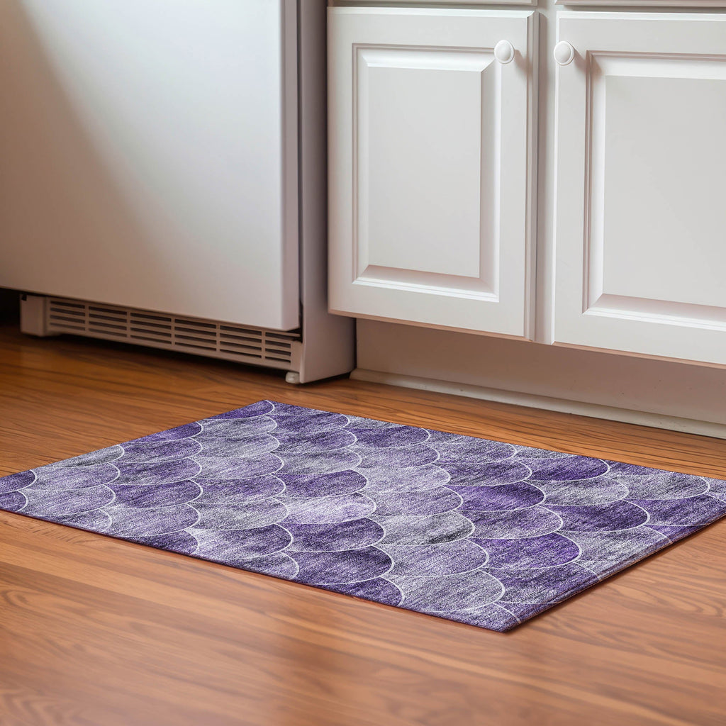 addison mayfield amf594 purple rug