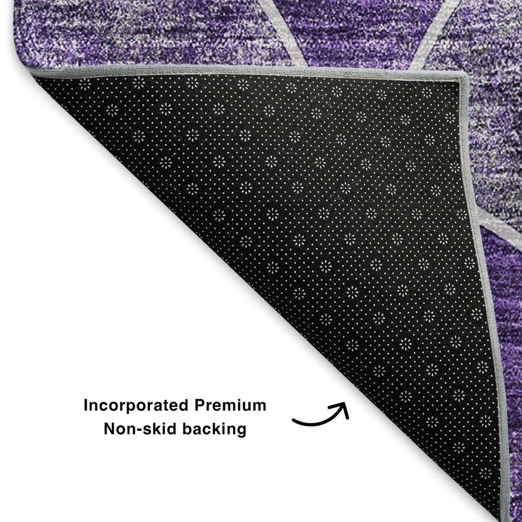 addison mayfield amf594 purple rug