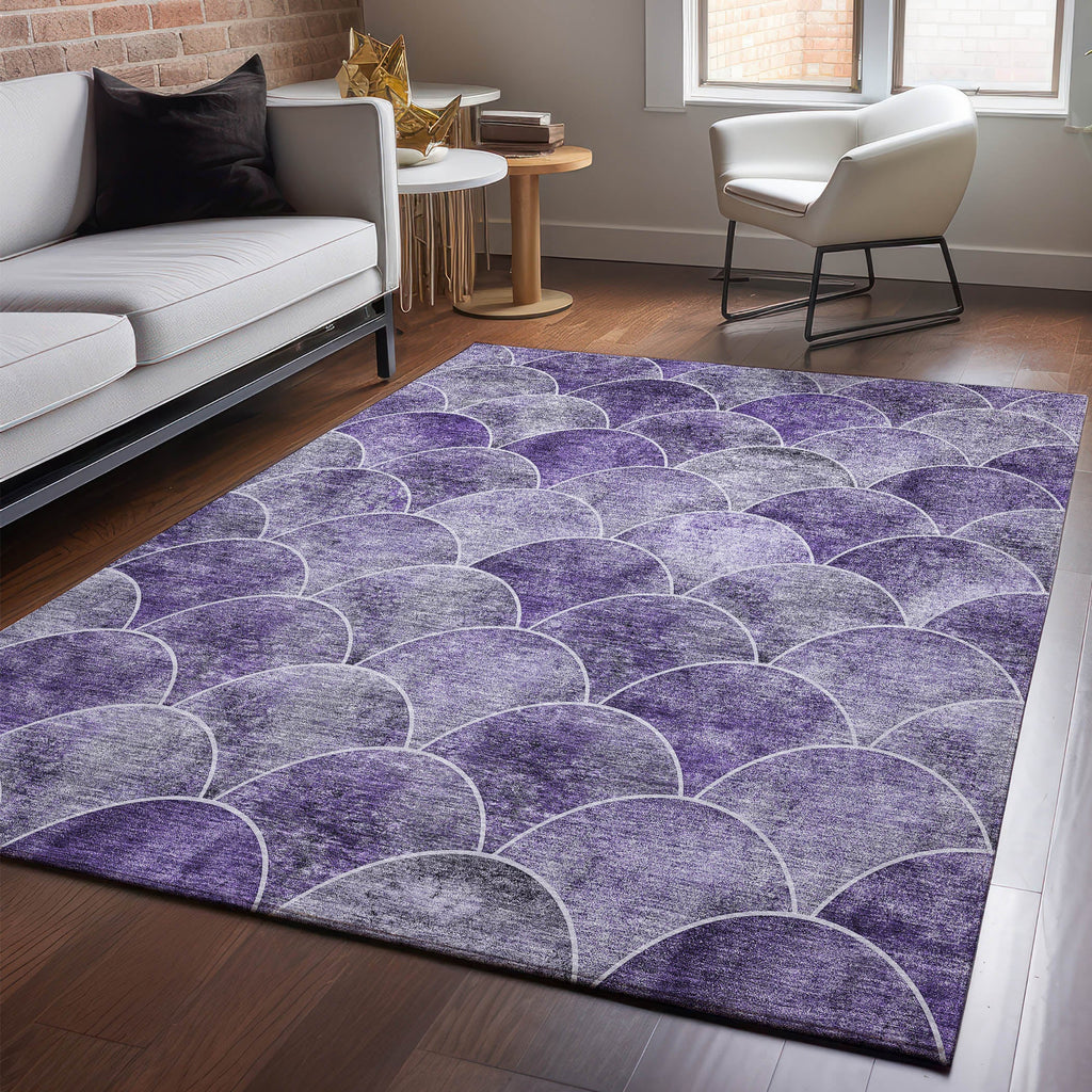 addison mayfield amf594 purple rug
