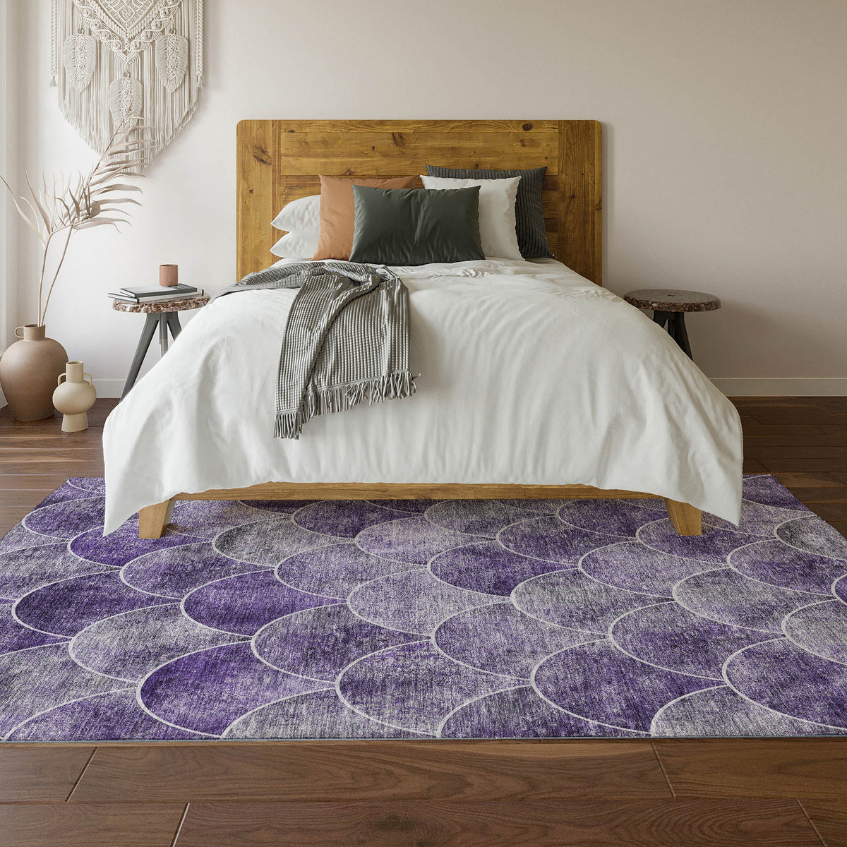 addison mayfield amf594 purple rug