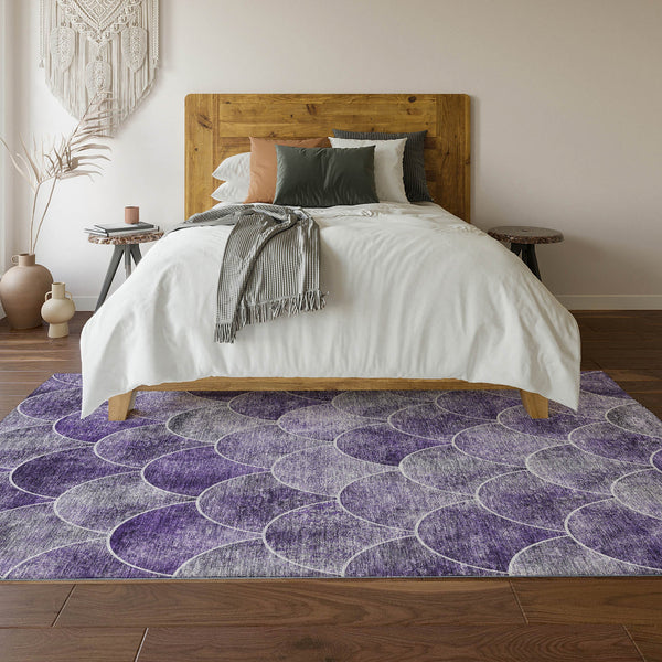 addison mayfield amf594 purple rug