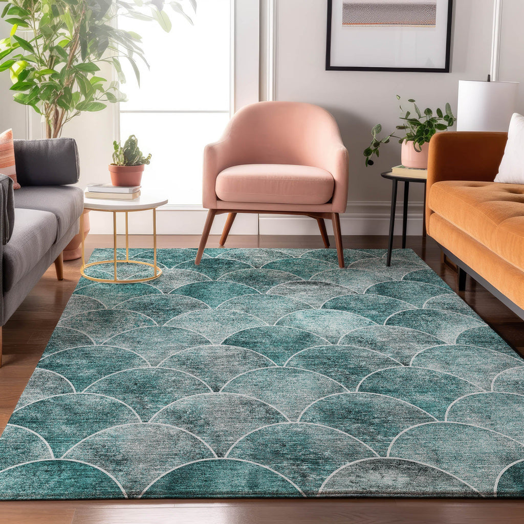 addison mayfield amf594 teal rug