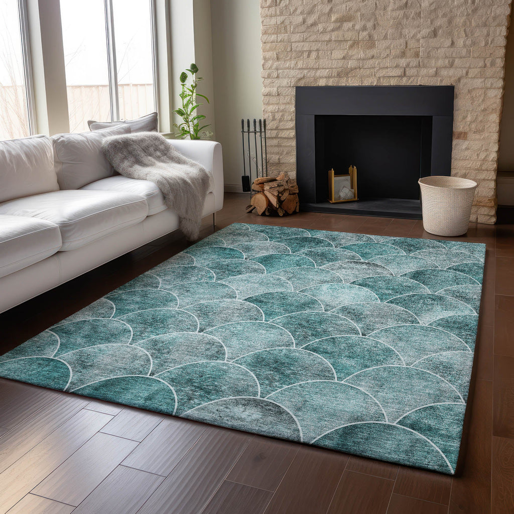 addison mayfield amf594 teal rug