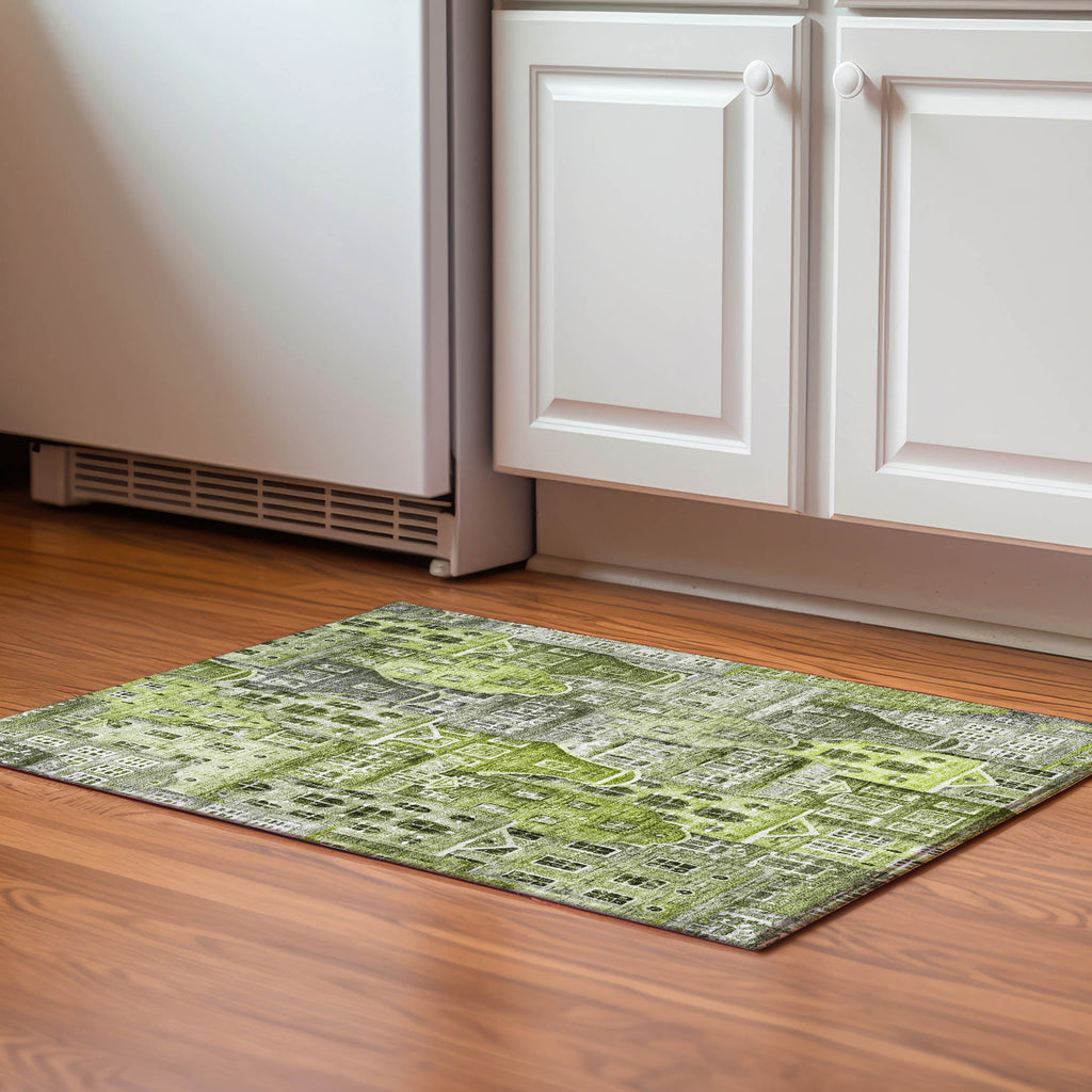 addison mayfield amf600 green rug