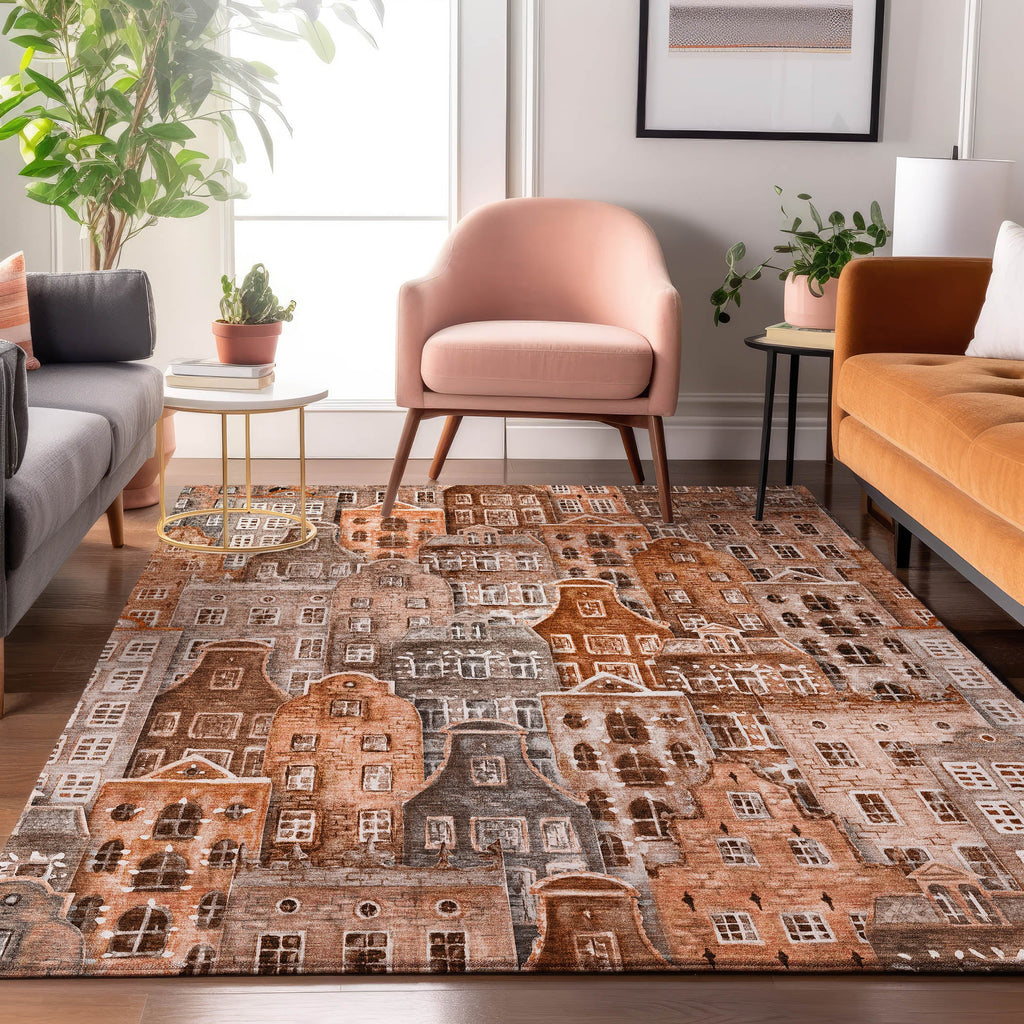 addison mayfield amf600 paprika rug