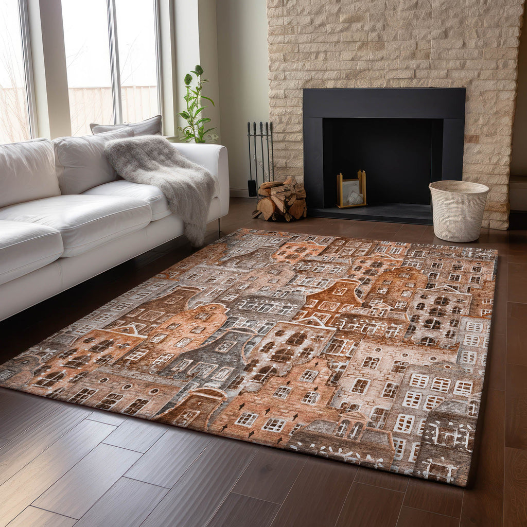 addison mayfield amf600 paprika rug