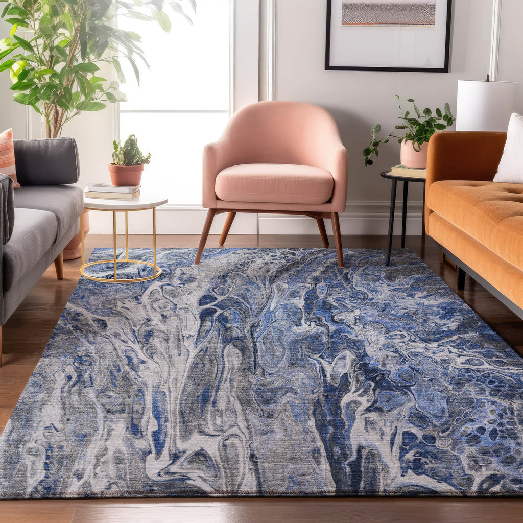 addison mayfield amf602 blue rug