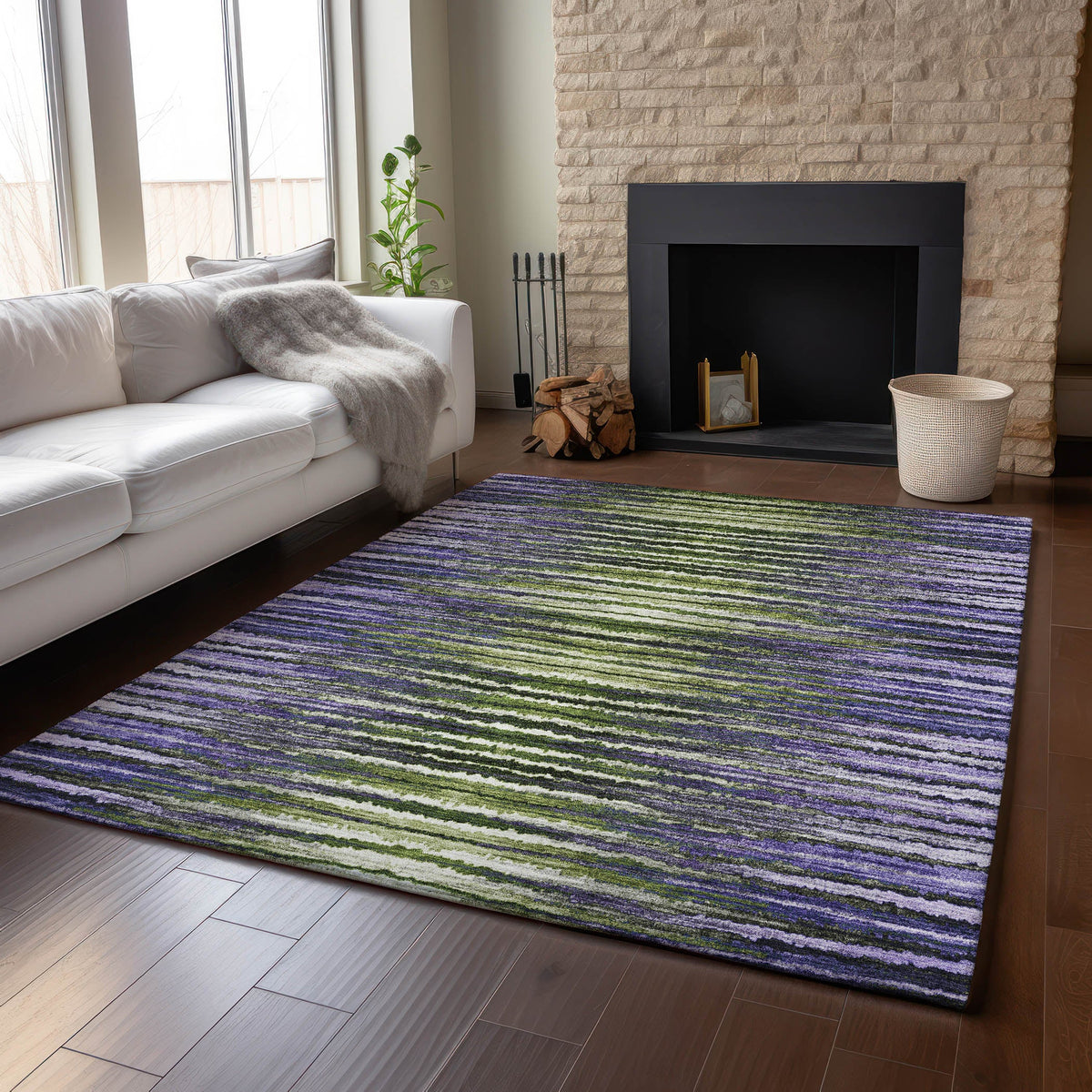 addison mayfield amf604 purple rug