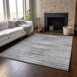 addison mayfield amf604 silver rug
