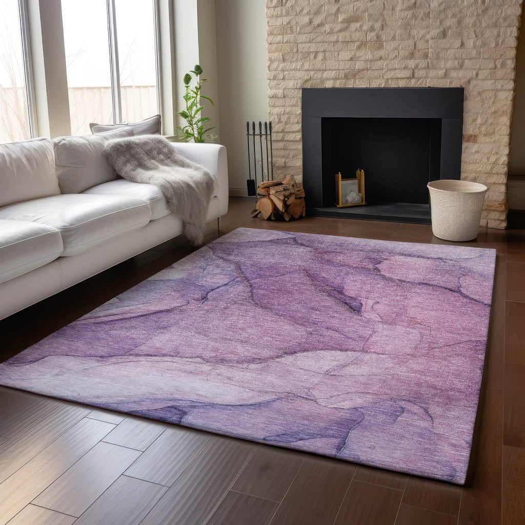 addison mayfield amf607 purple rug