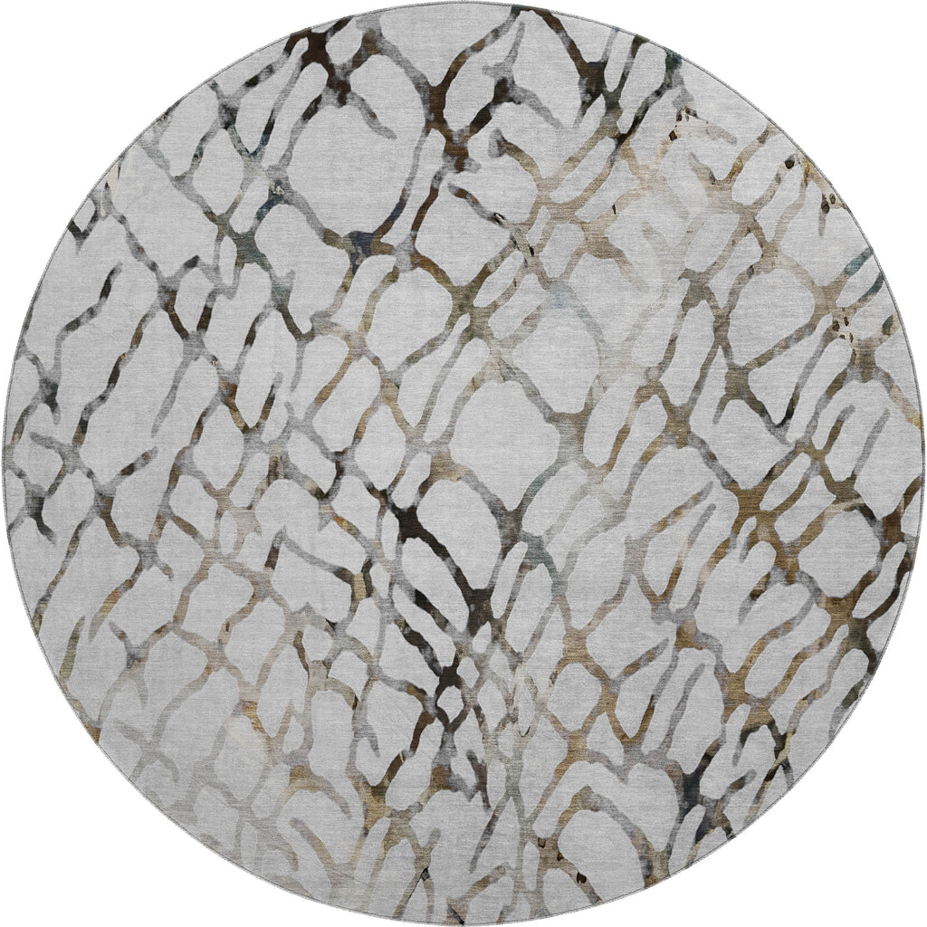addison mayfield amf609 silver rug