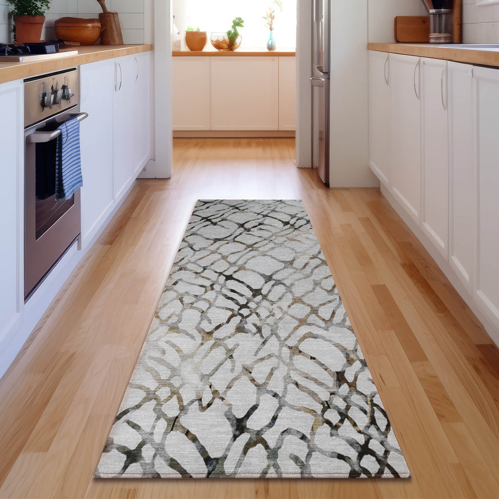 addison mayfield amf609 silver rug