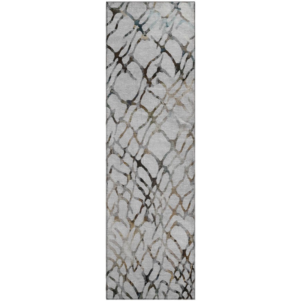 addison mayfield amf609 silver rug