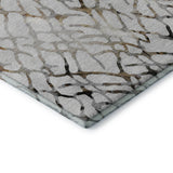 addison mayfield amf609 silver rug