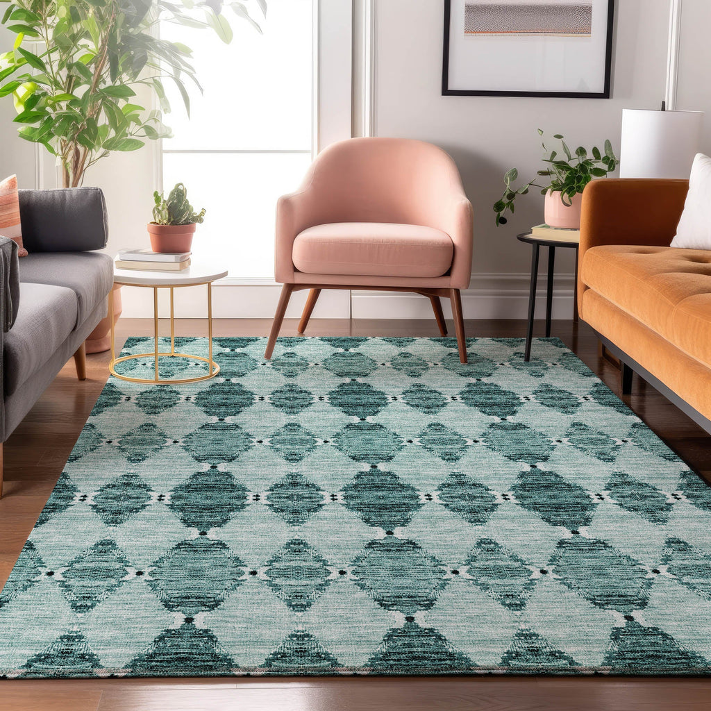 addison mayfield amf610 teal rug