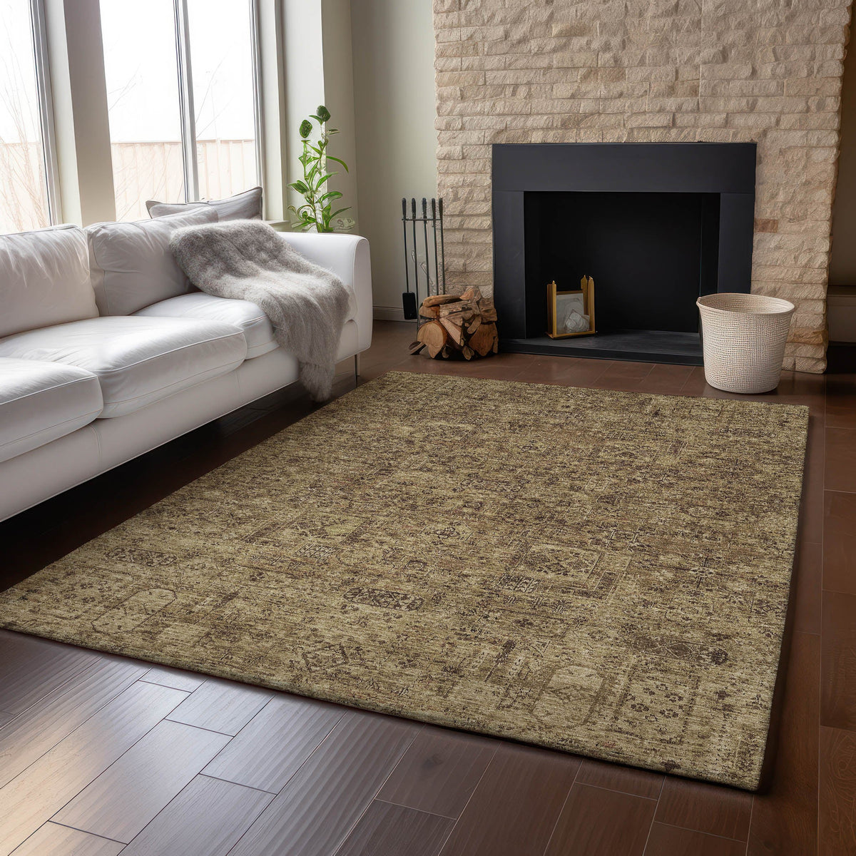 addison mayfield amf611 mocha rug