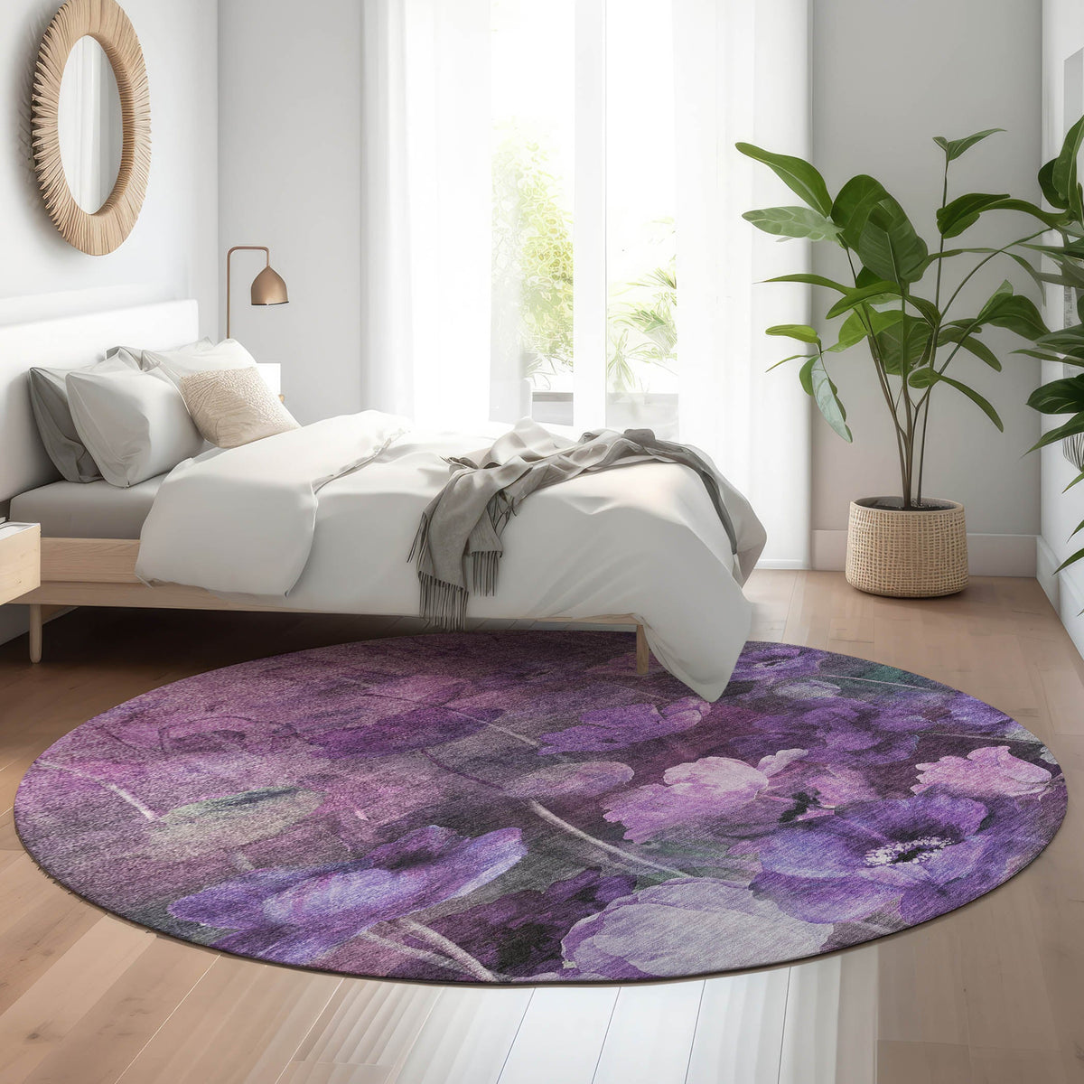 addison mayfield amf613 purple rug