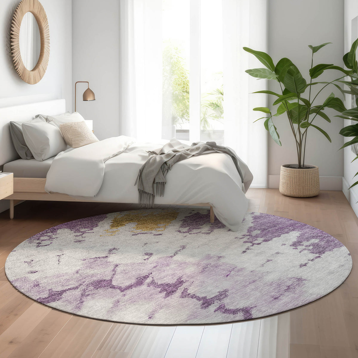addison mayfield amf614 purple rug