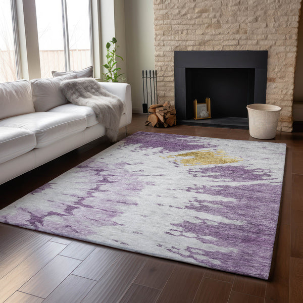 addison mayfield amf614 purple rug