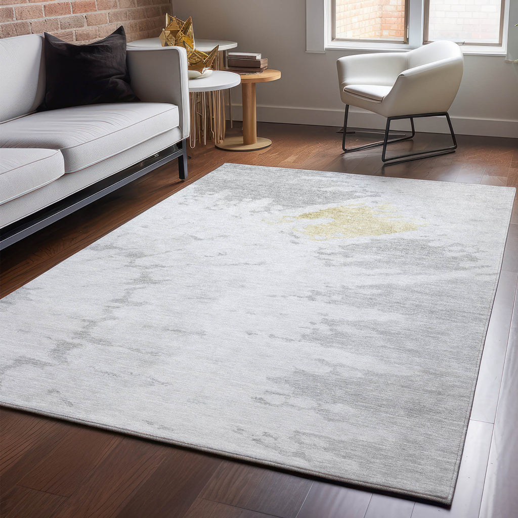 addison mayfield amf614 silver rug