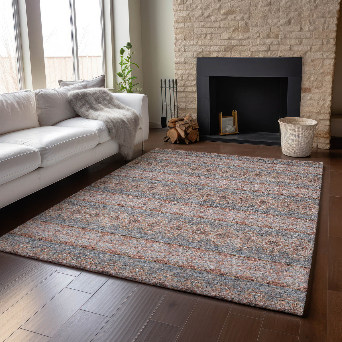 addison mayfield amf615 paprika rug