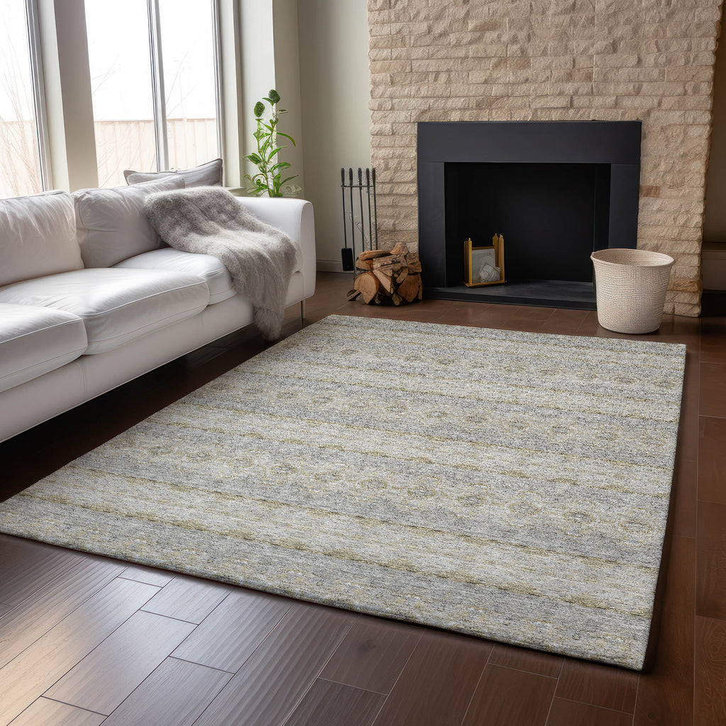 addison mayfield amf615 silver rug