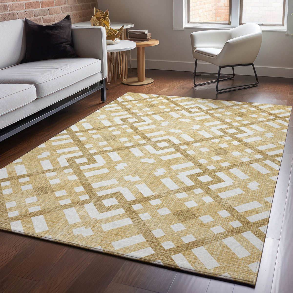 addison mayfield amf616 gold rug