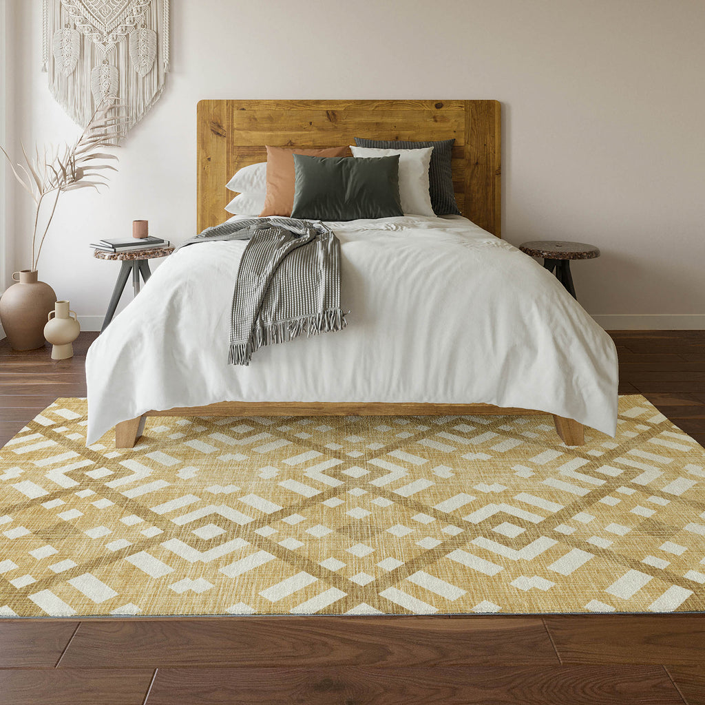 addison mayfield amf616 gold rug