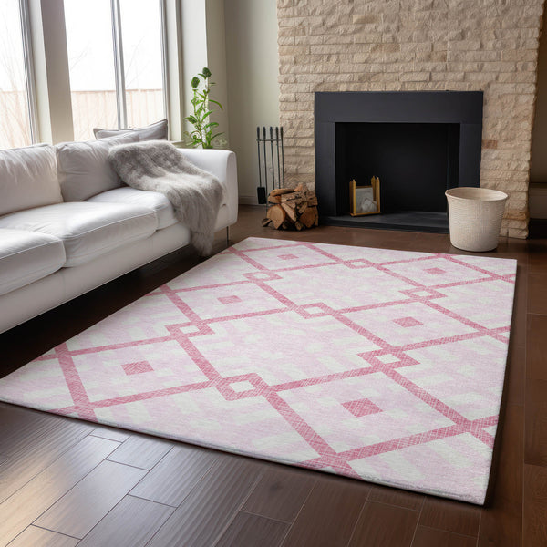 addison mayfield amf616 pink rug
