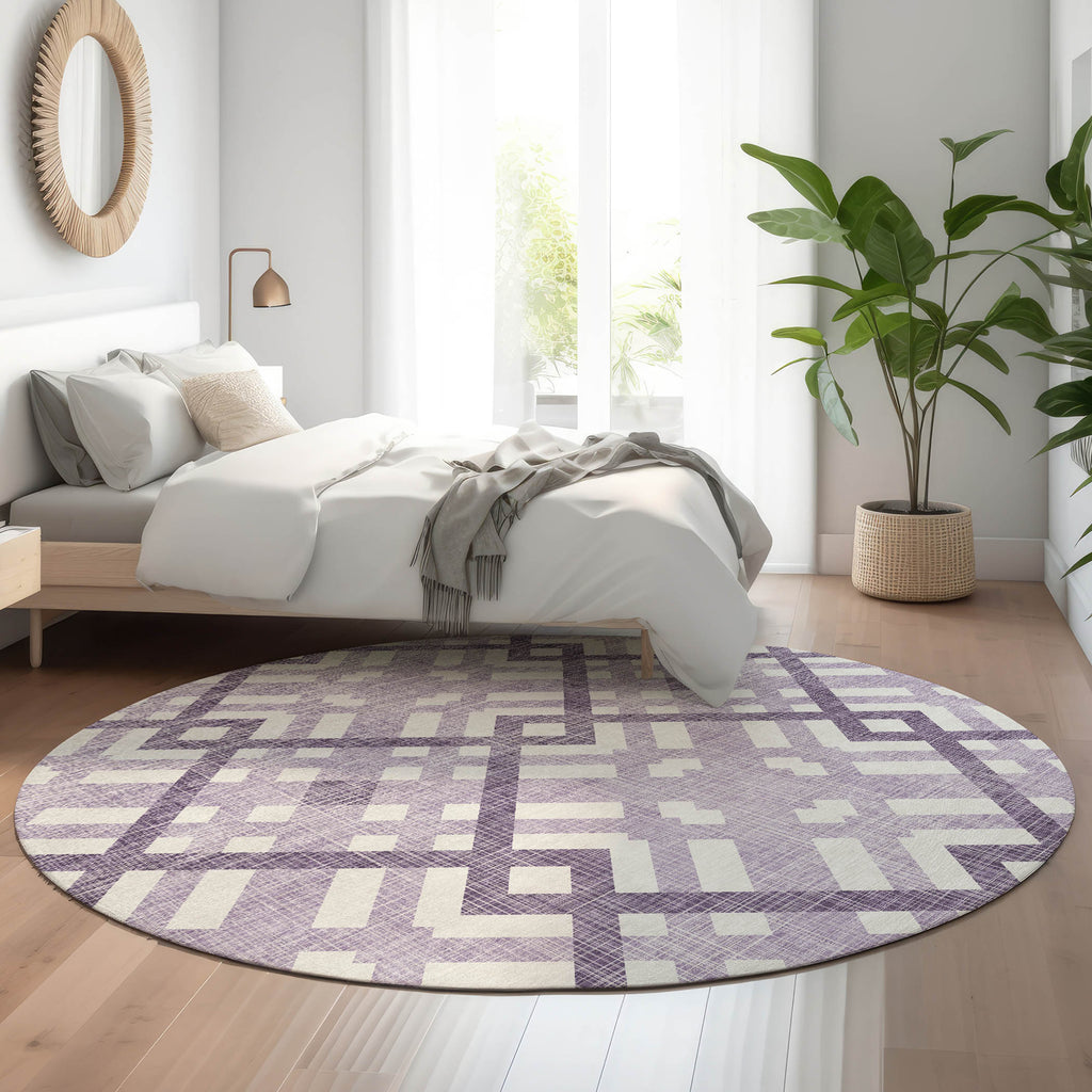 addison mayfield amf616 purple rug