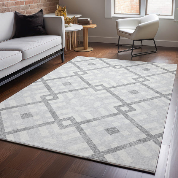addison mayfield amf616 silver rug
