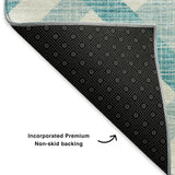 addison mayfield amf616 teal rug