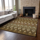addison mayfield amf617 brown rug