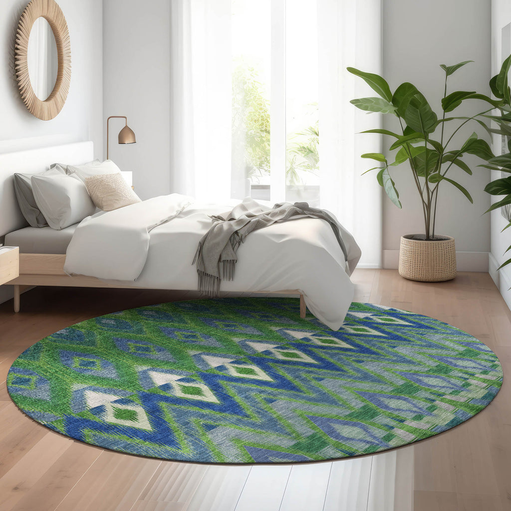 addison mayfield amf617 green rug