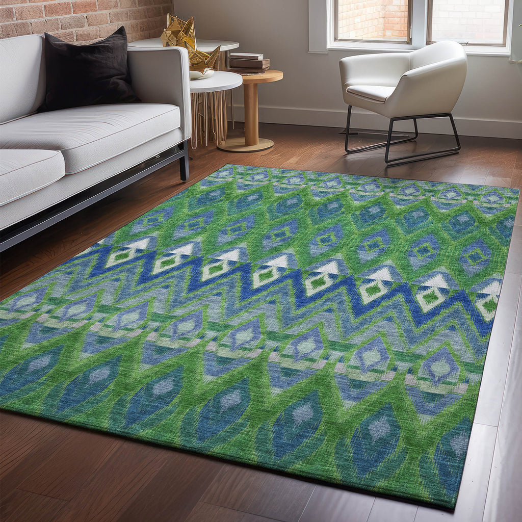 addison mayfield amf617 green rug