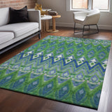addison mayfield amf617 green rug