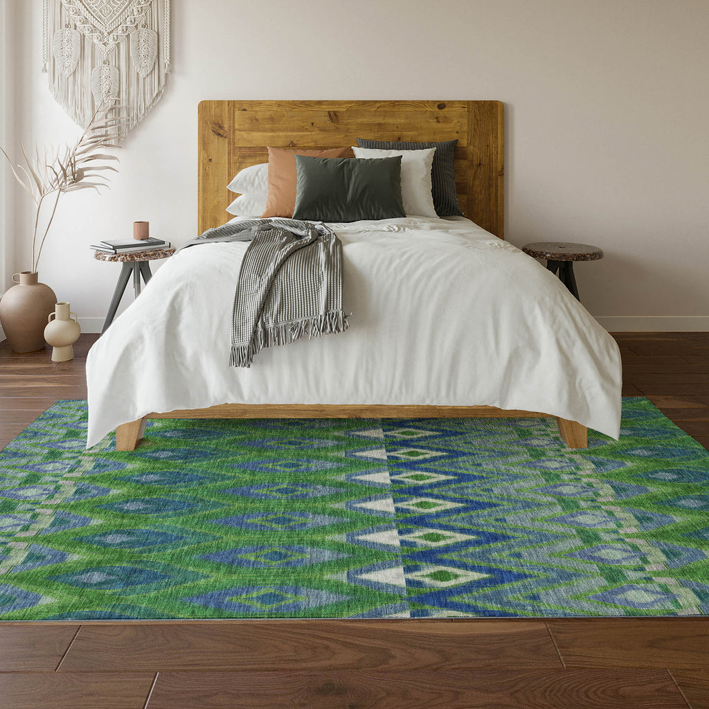 addison mayfield amf617 green rug