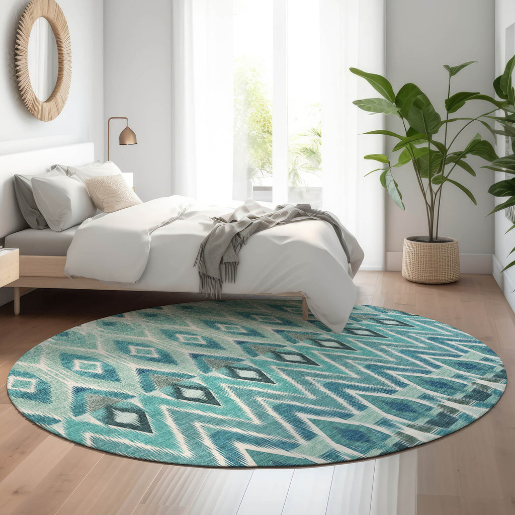 addison mayfield amf617 teal rug