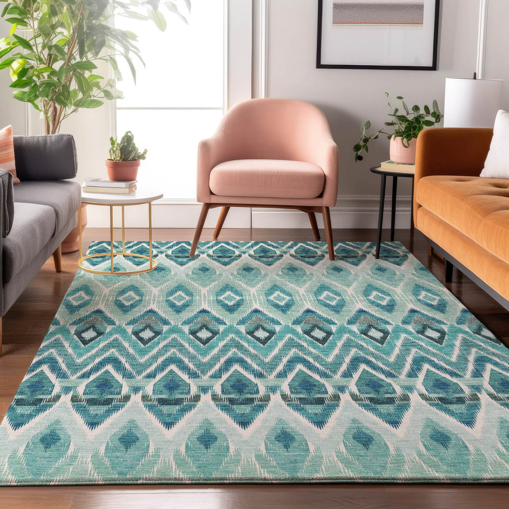 addison mayfield amf617 teal rug