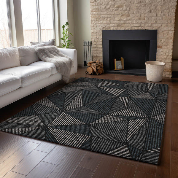 addison mayfield amf618 black rug