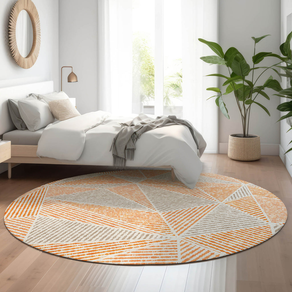 addison mayfield amf618 orange rug