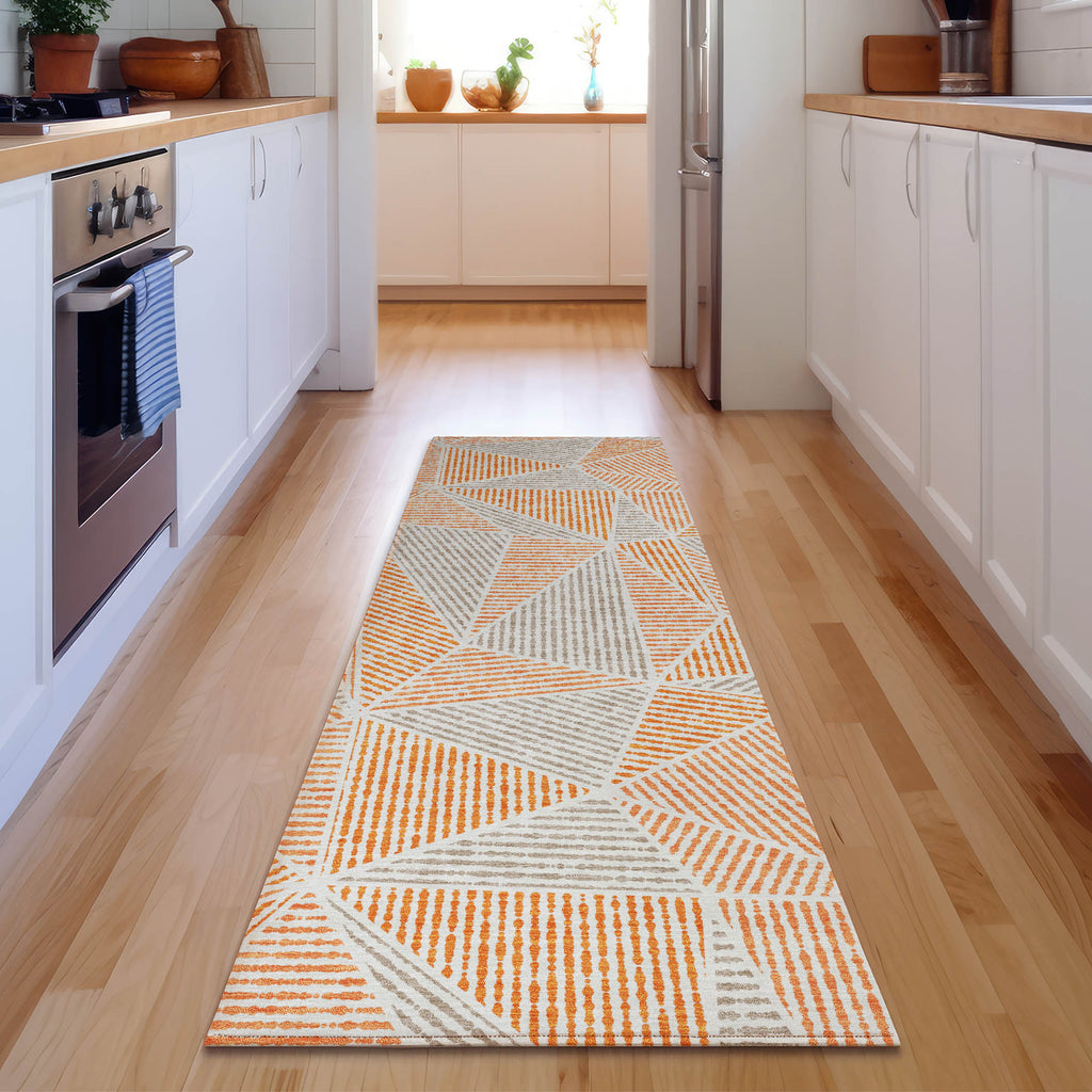 addison mayfield amf618 orange rug