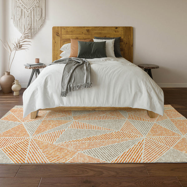 addison mayfield amf618 orange rug
