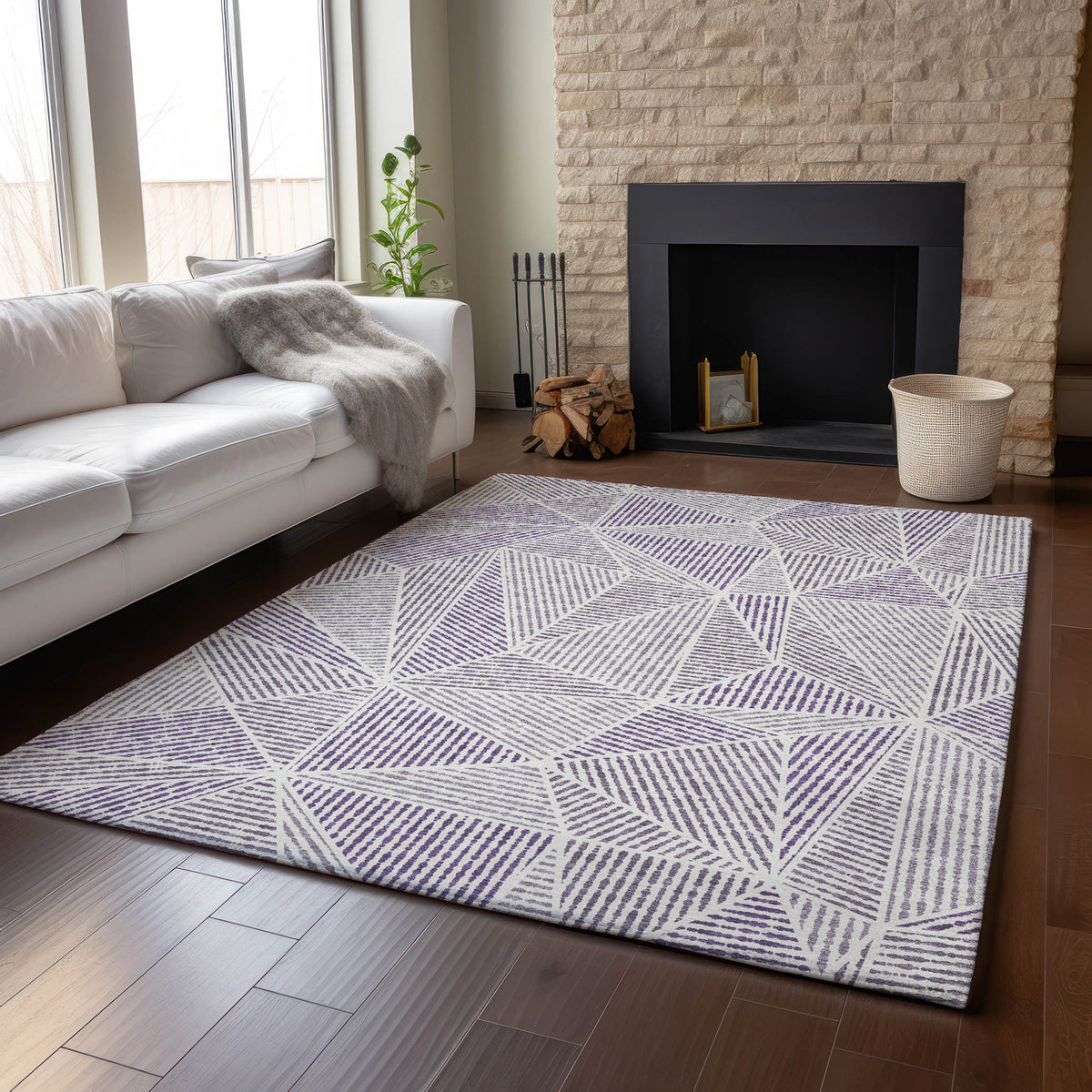 addison mayfield amf618 purple rug