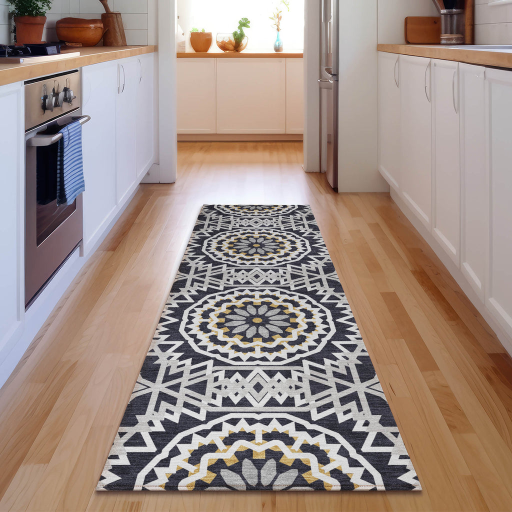 addison mayfield amf619 black rug