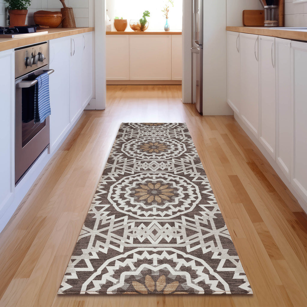 addison mayfield amf619 chocolate rug