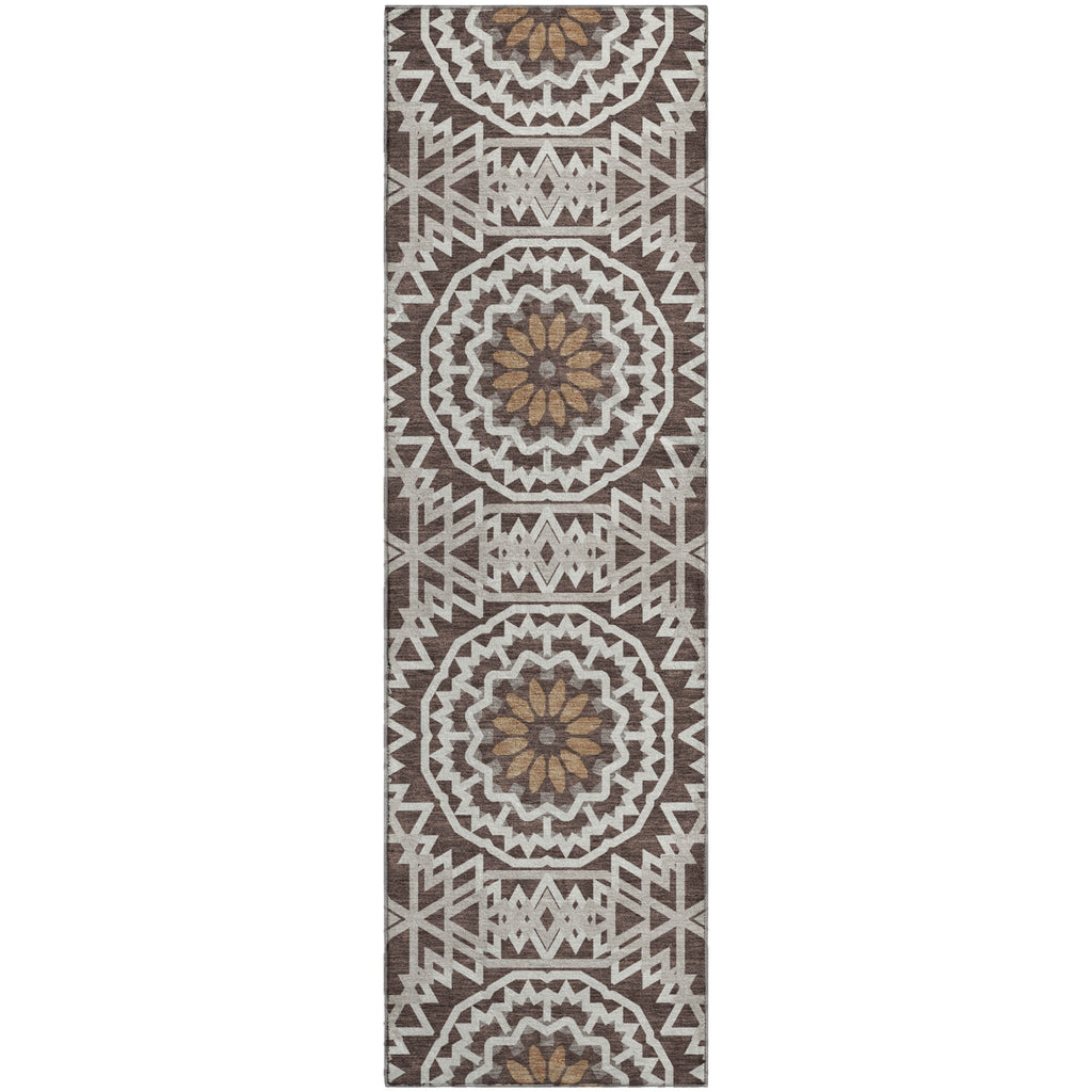 addison mayfield amf619 chocolate rug