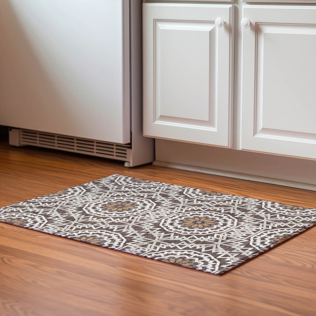 addison mayfield amf619 chocolate rug