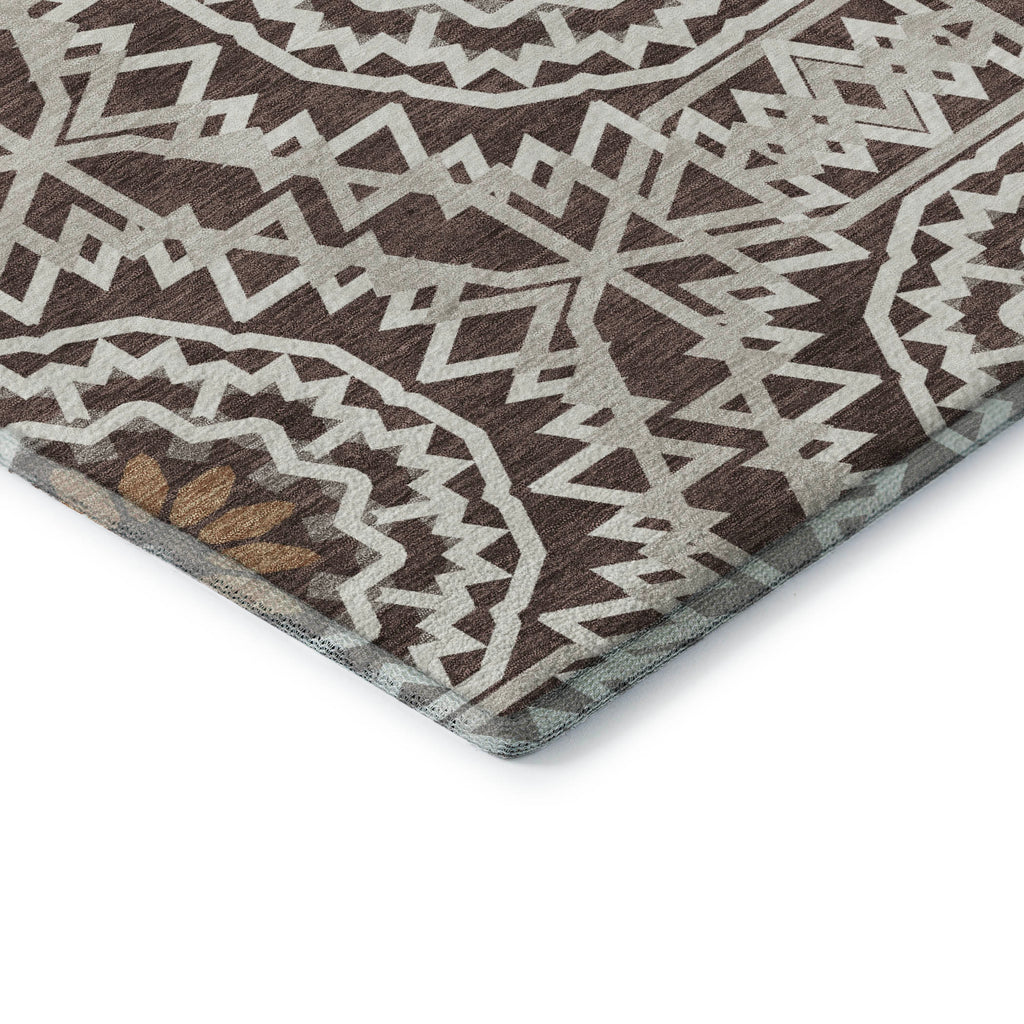 addison mayfield amf619 chocolate rug
