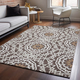addison mayfield amf619 chocolate rug